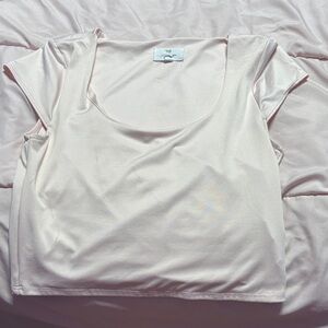 Elegant Cream Women's Top